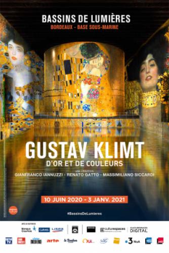 Bordeaux Exposition Gustav Klimt, d'or et de couleurs 2020 Base sous marine
