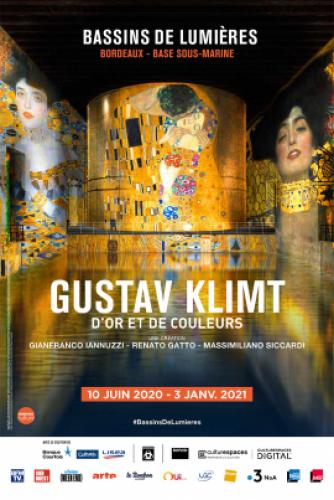 Bordeaux Exposition Gustav Klimt, d'or et de couleurs 2020 Base sous marine